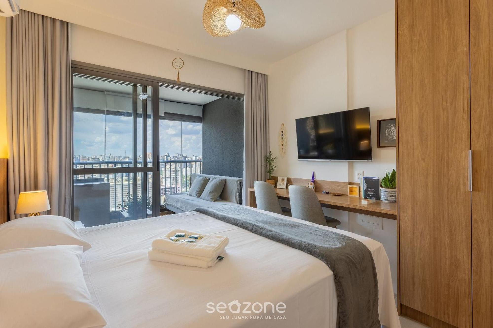 Apartamento Zen C/vista Panoramica De Onj2612 São Paulo